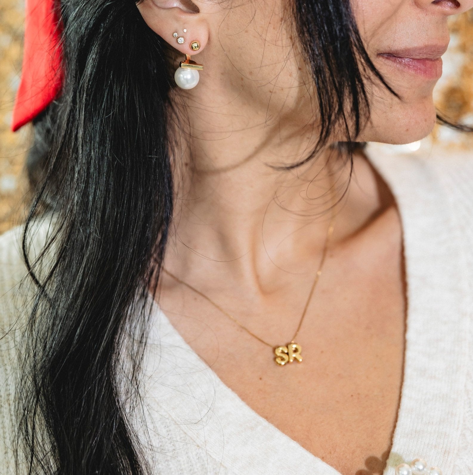 Bijoux Baby Bubble Letter Necklace โ bijoux spice